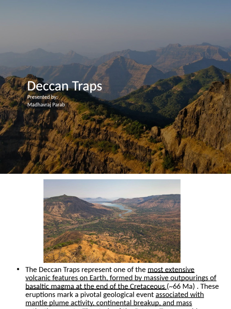 Overview of the Deccan Traps Volcanism | PDF | Basalt | Magma