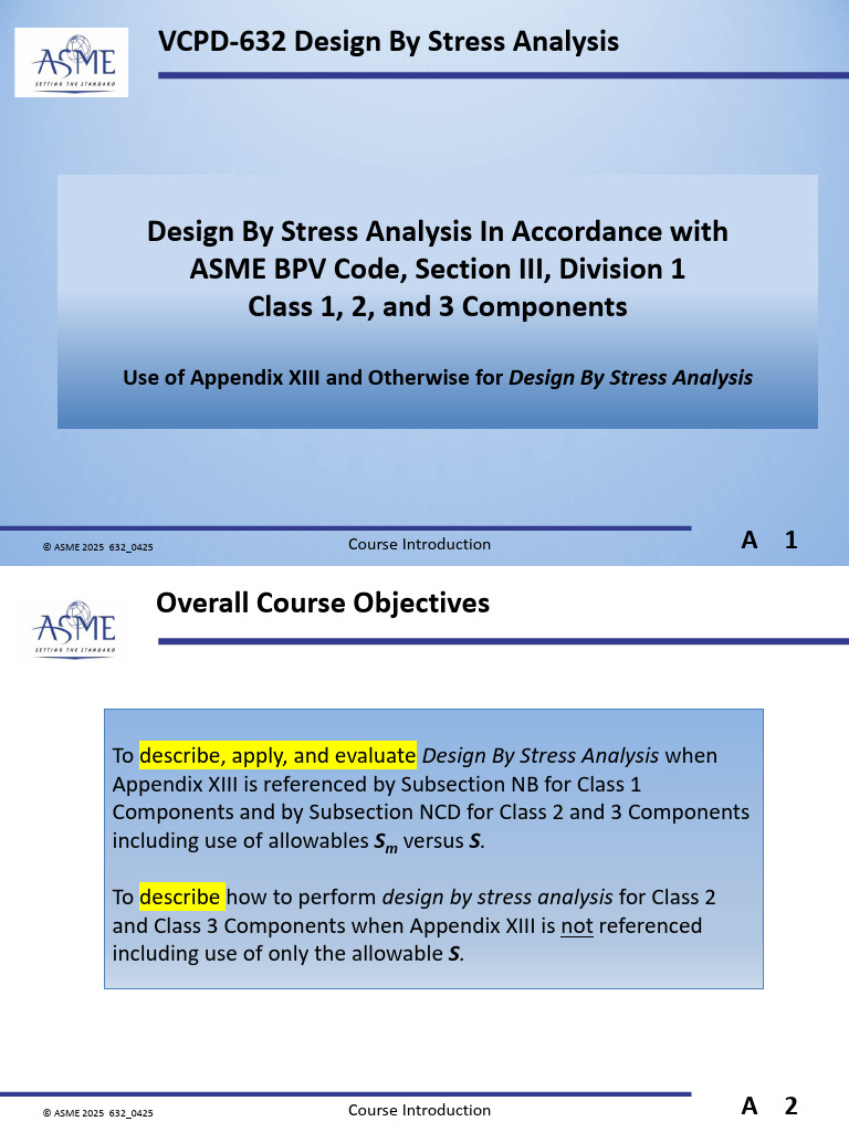 Design By Stress Analysis Course Guide | PDF | Deformation (Engineering ...