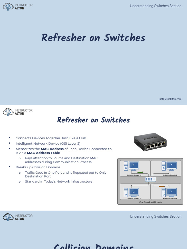 Understanding Network Switches and VLANs | PDF | Network Switch ...