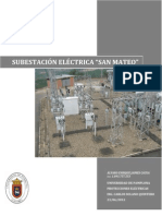 Subestación Eléctric San Mateoa