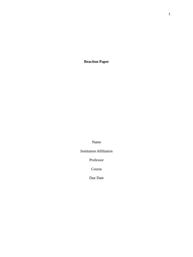 Order 5788277 Reaction Paper | PDF | Prison | Juvenile Delinquency