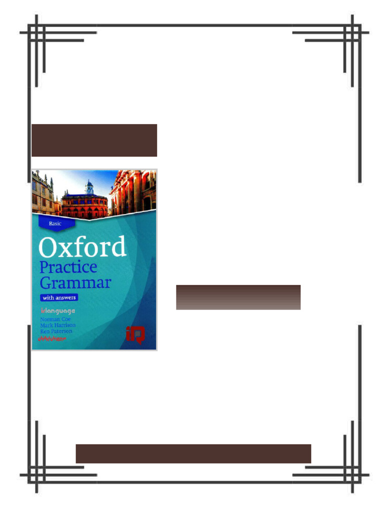 Oxford Practice Grammar With Answers Norman Coe Ebook Downloadable PDF ...