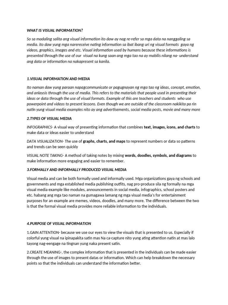 Understanding Visual Information and Media | PDF | Shape | Color