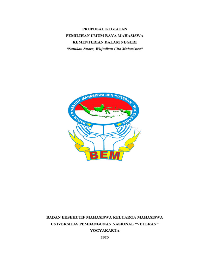 Pemilihan Umum Raya Mahasiswa 2025 | PDF