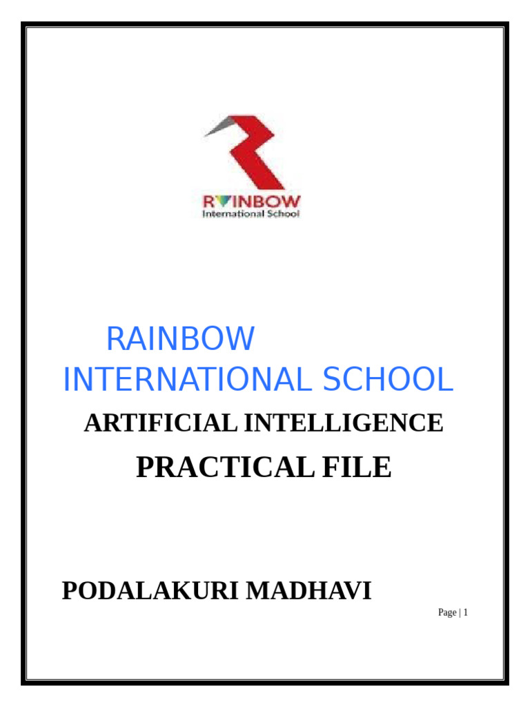 AI Practical File: Data Analysis Experiments | PDF | Statistical ...