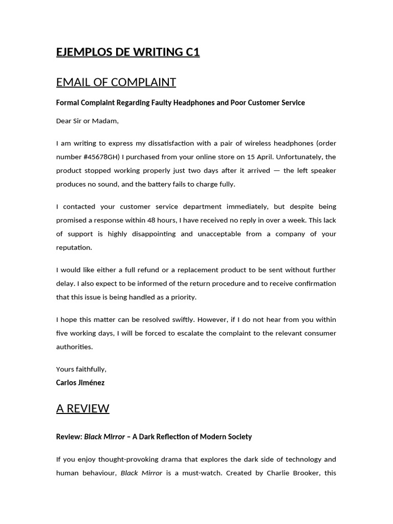 Writing Samples for C1 Proficiency | PDF | Social Media | Popular ...
