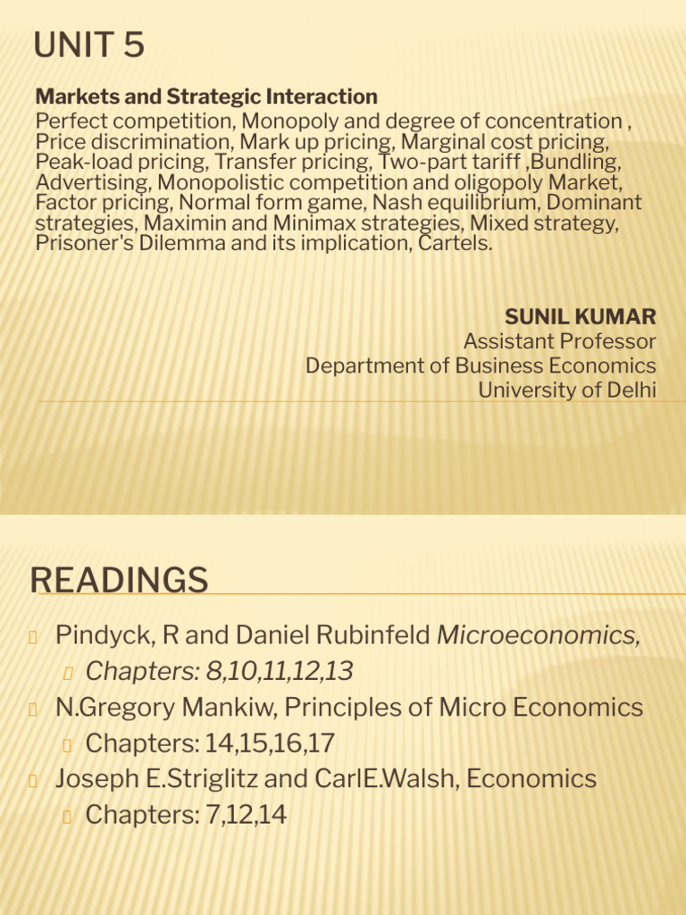UNIT 5 | PDF | Monopoly | Demand