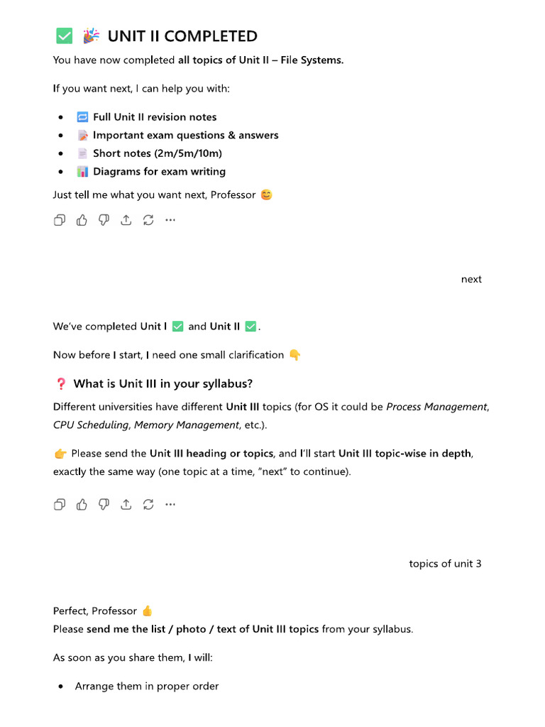 UNIT 3 Os | PDF