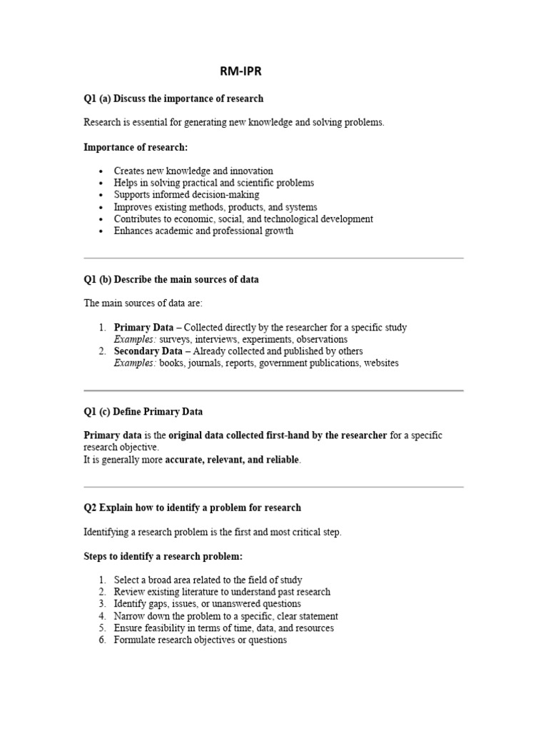 RM-IPR | PDF | Intellectual Property | Patent