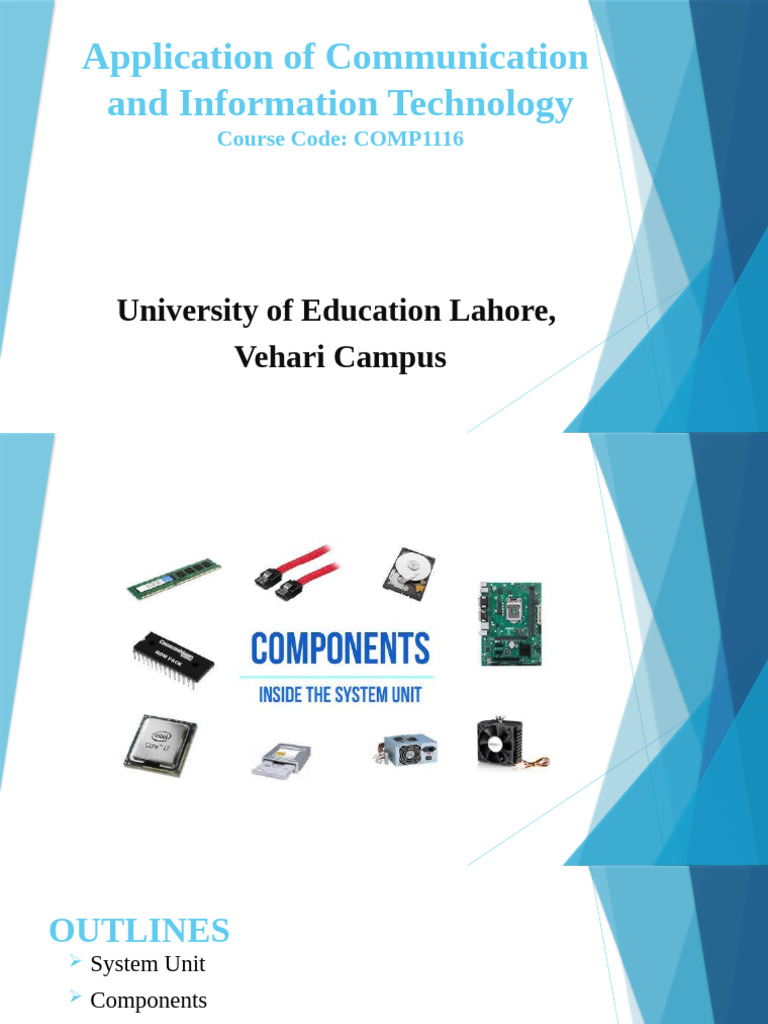 Communication Technology Course Overview | PDF | Random Access Memory ...