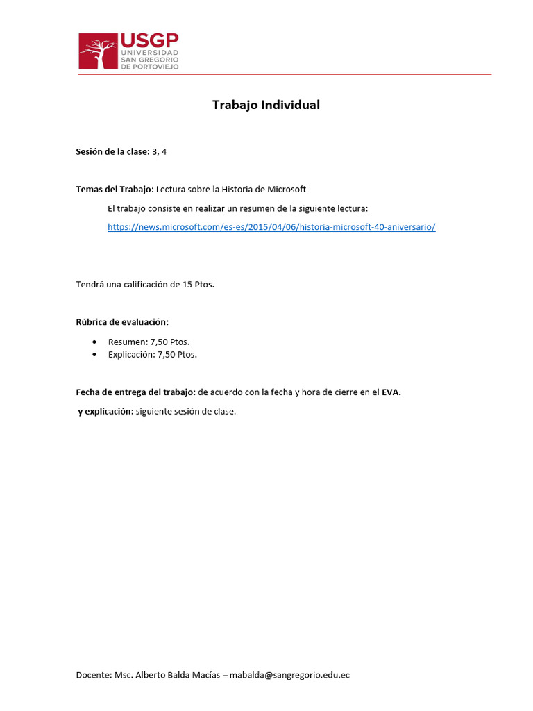 Trabajo Lec 2 | PDF