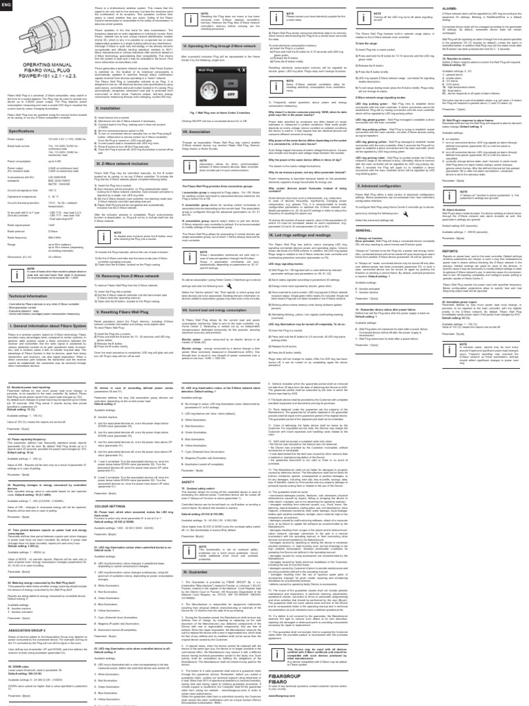 FGWPE_F-101-Wall-Plug-en-2.1-2.3 | PDF | Mains Electricity | Electrical ...