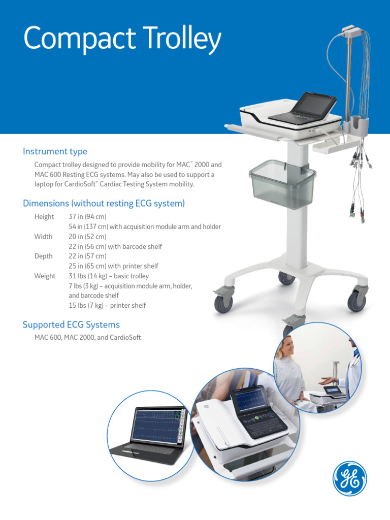 Compact Trolley for ECG Systems | PDF