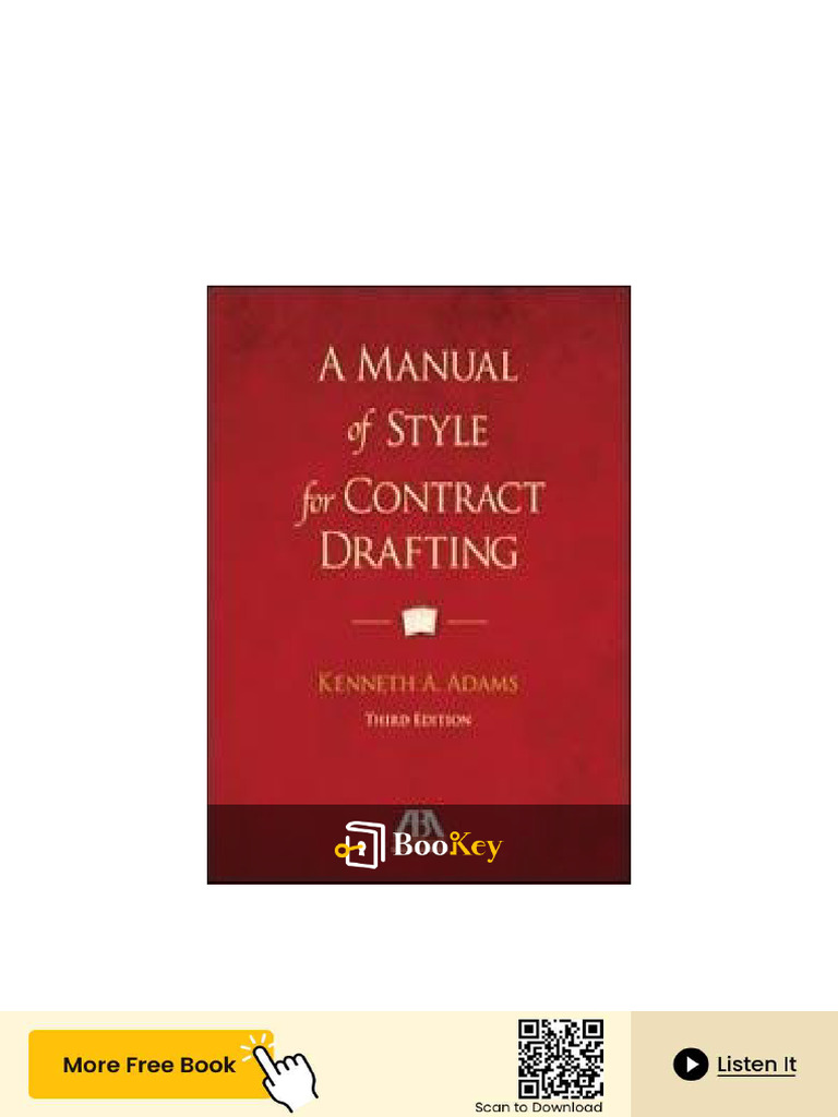Contract Drafting Style Guide | PDF | Ambiguity | Jargon