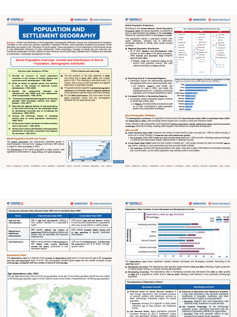 Global Population Trends and Issues | PDF | Infant Mortality ...