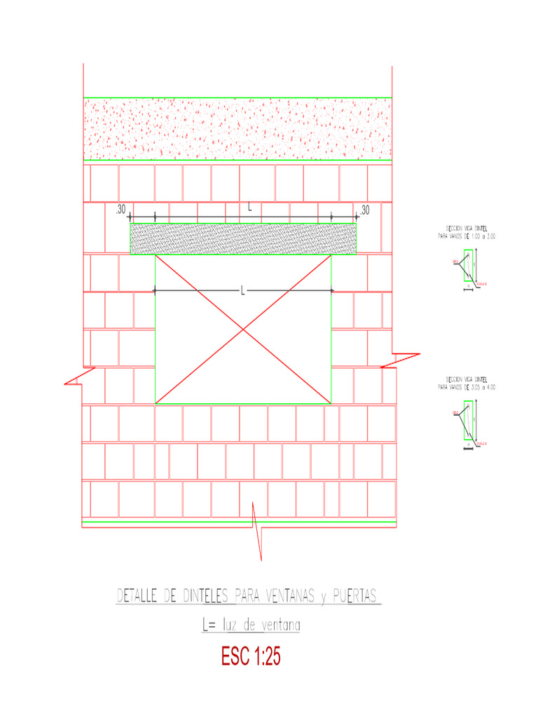 Detalle Dintel Vico | PDF