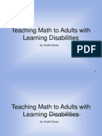 Teaching Adults With MLD