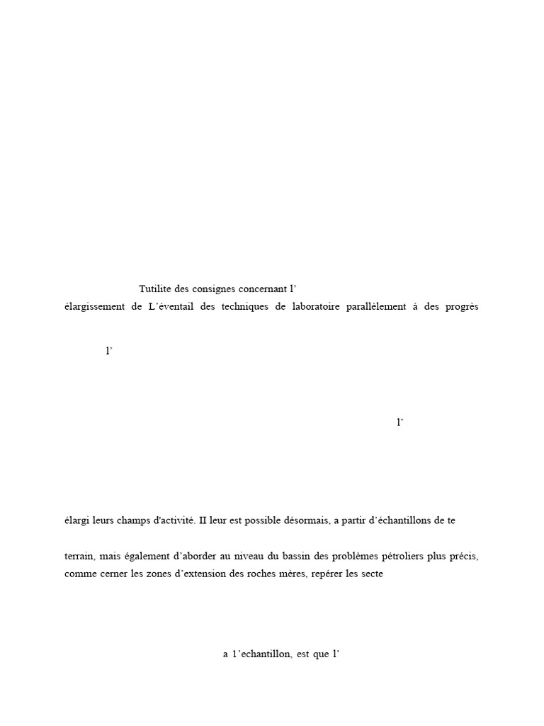 Échantillonnage et analyse géologique | PDF | Forage | Géologie