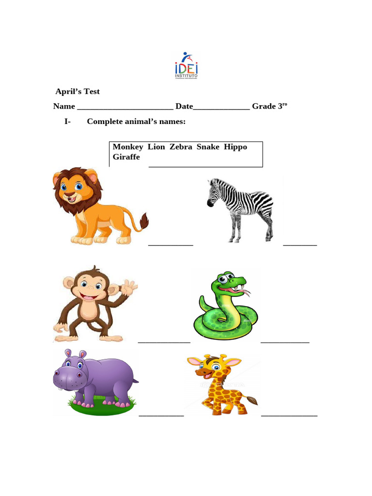 3ro gradeTest | PDF