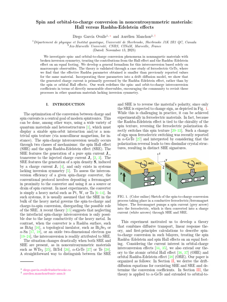 2511.09511v1 | PDF | Electrical Resistivity And Conductivity | Physical ...