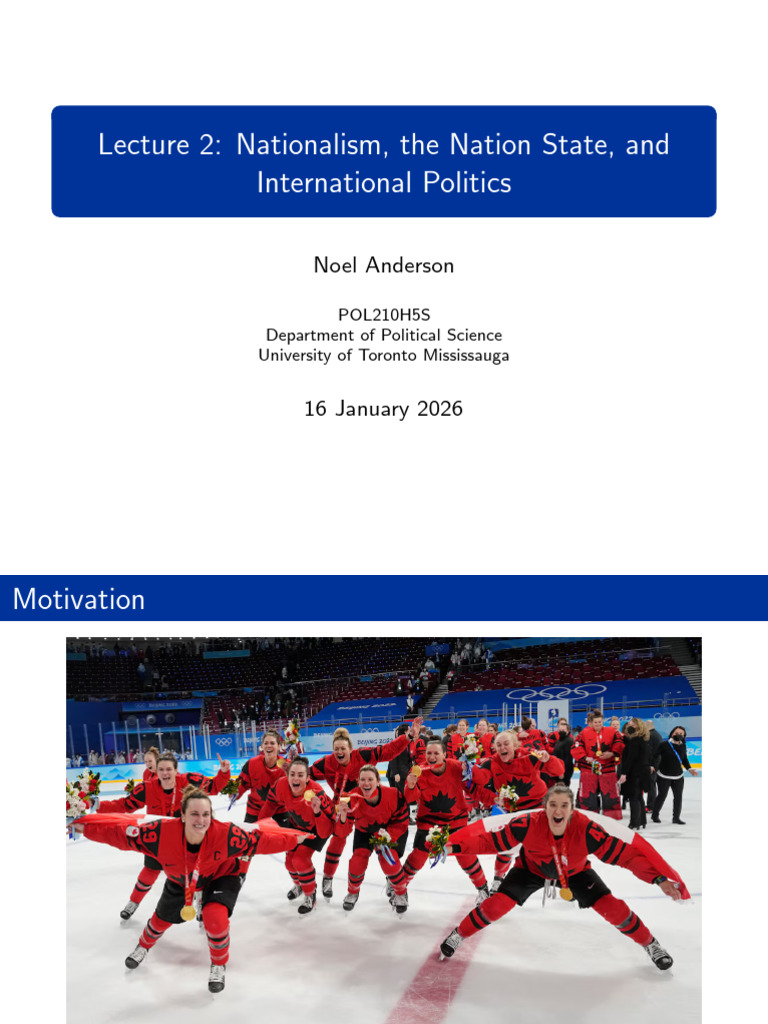 Lecture 2 | PDF | Nationalism | Ideologies