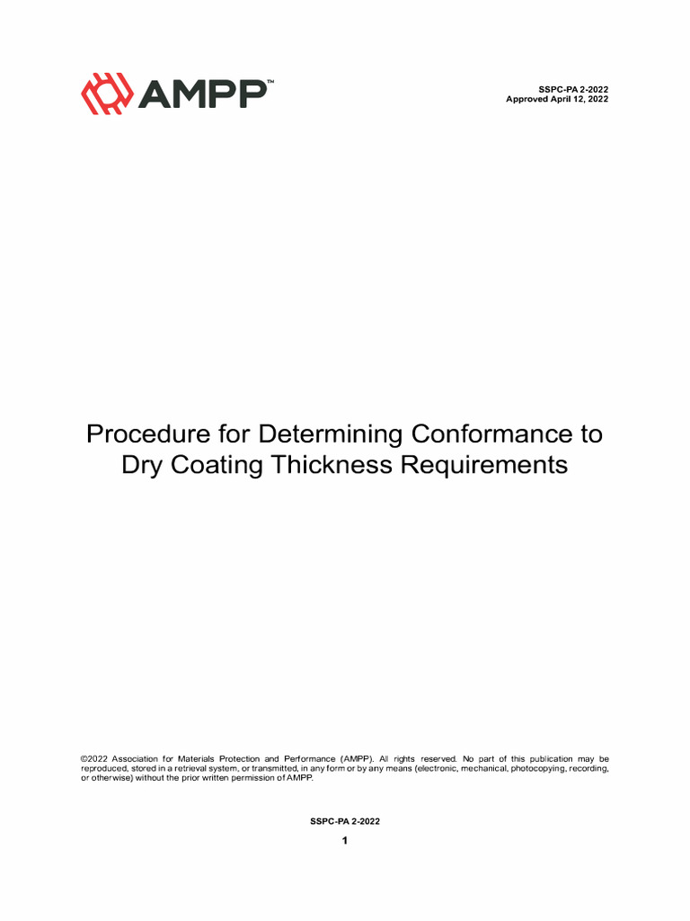 Dry Coating Thickness Compliance Guide | PDF | Patent | Structural Steel