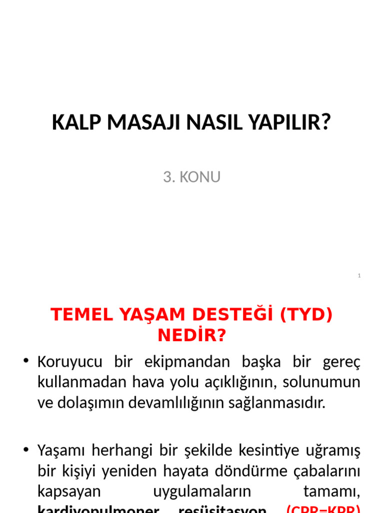 4 - Kalp Masaji | PDF