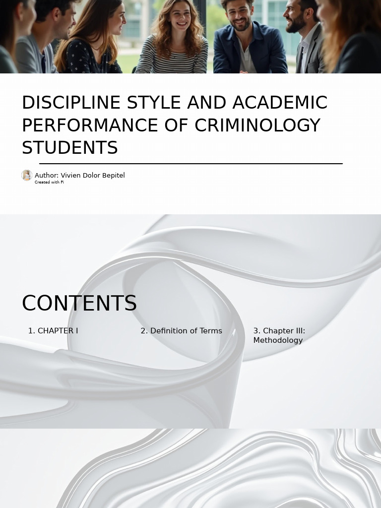 Discipline Style Impact on Criminology Students | PDF | Classroom ...