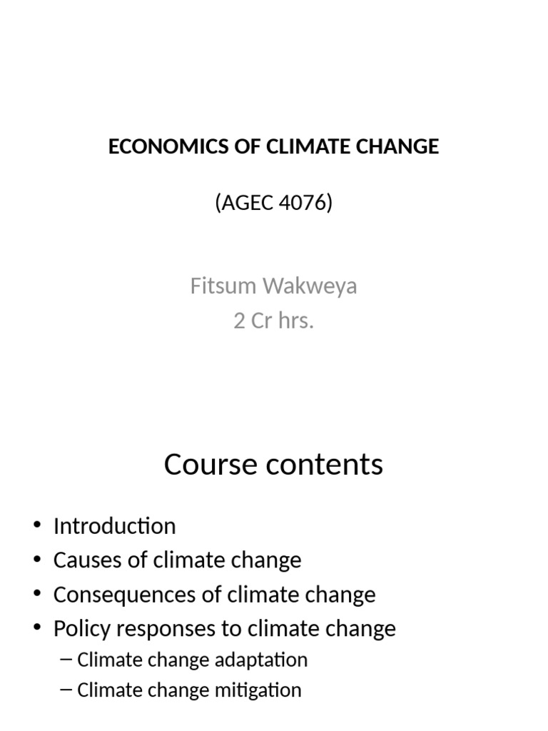 1759646436166_lecture1 | PDF | Greenhouse Gas | Climate Change