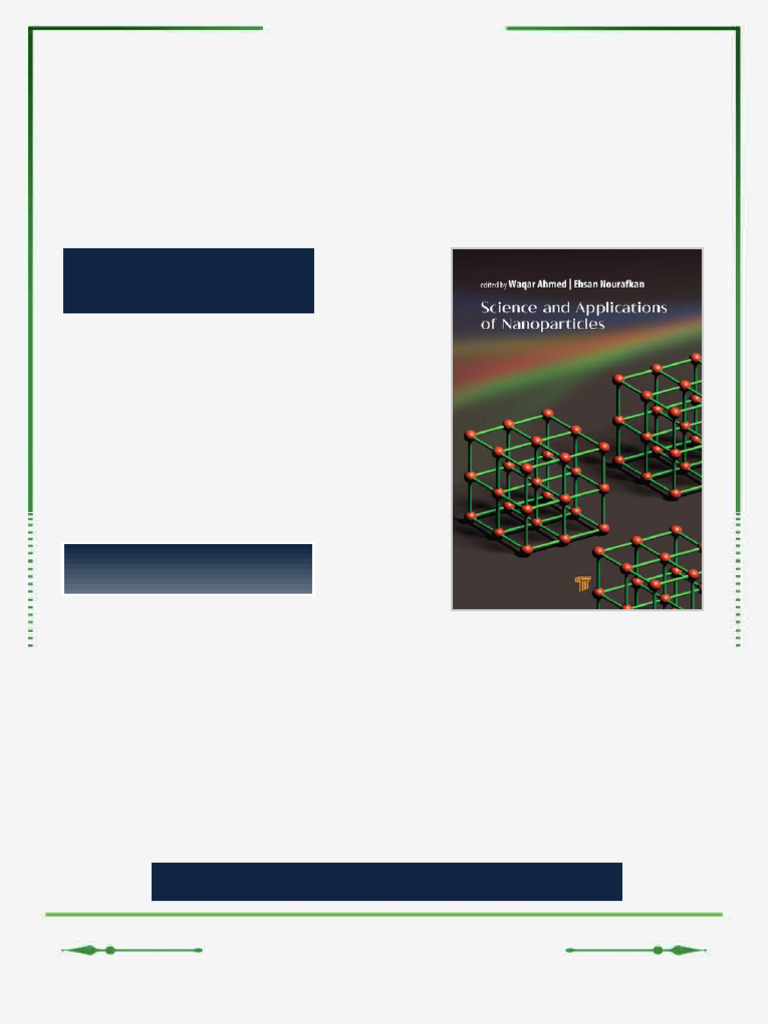 Science and Applications of Nanoparticles Wagar Ahmed ebook digital ...
