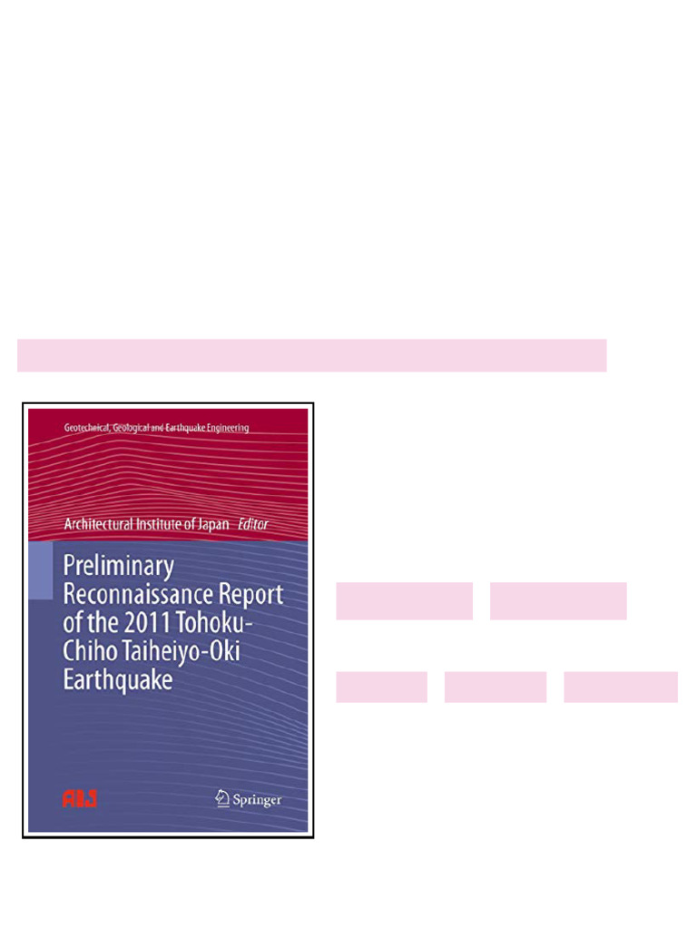 Preliminary Reconnaissance Report Of The 2011 Tohokuchiho Taiheiyooki ...