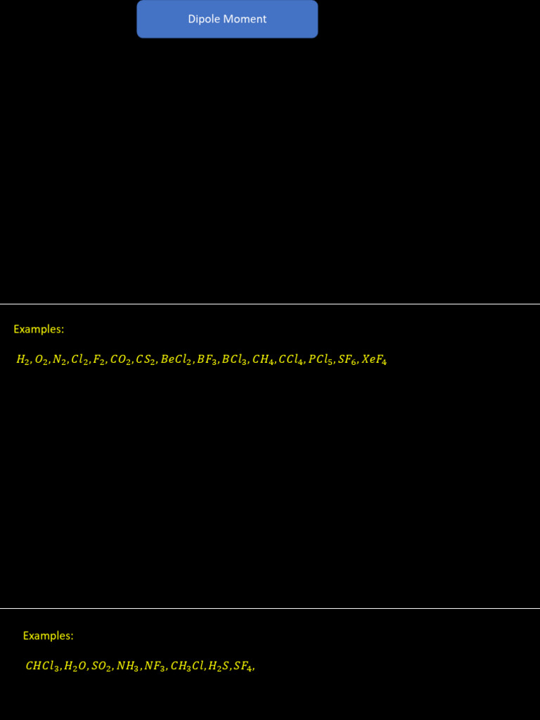 Dipole Moment | PDF