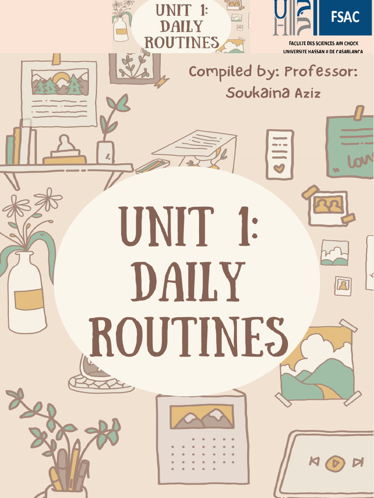 Unit 1 Daily Routines | PDF | Linguistics | Human Communication