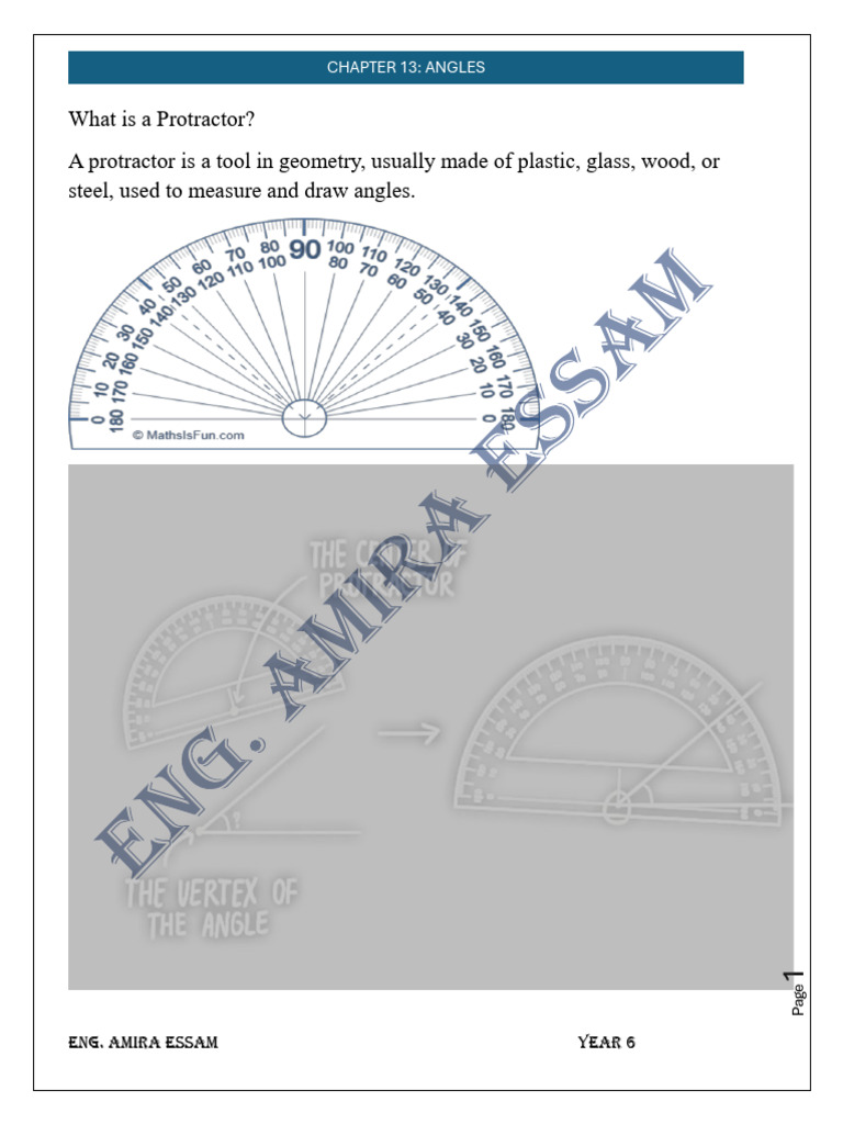 chapter 13 year 6 | PDF | Triangle | Angle