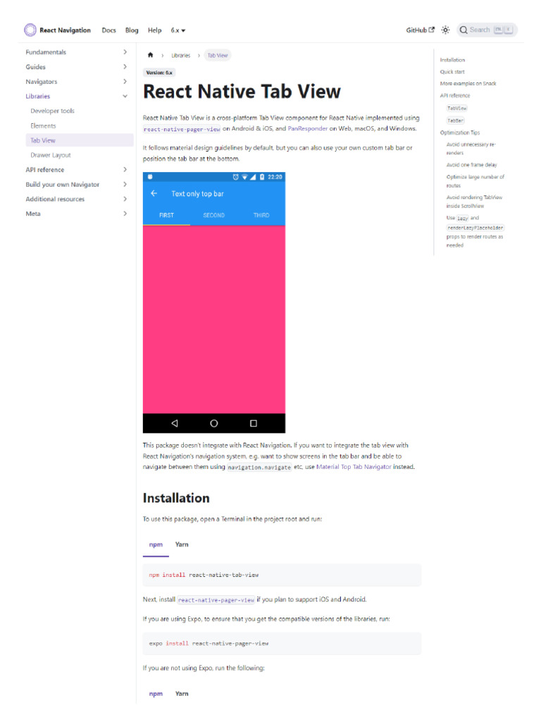 Comment Utiliser Un Tab View | PDF