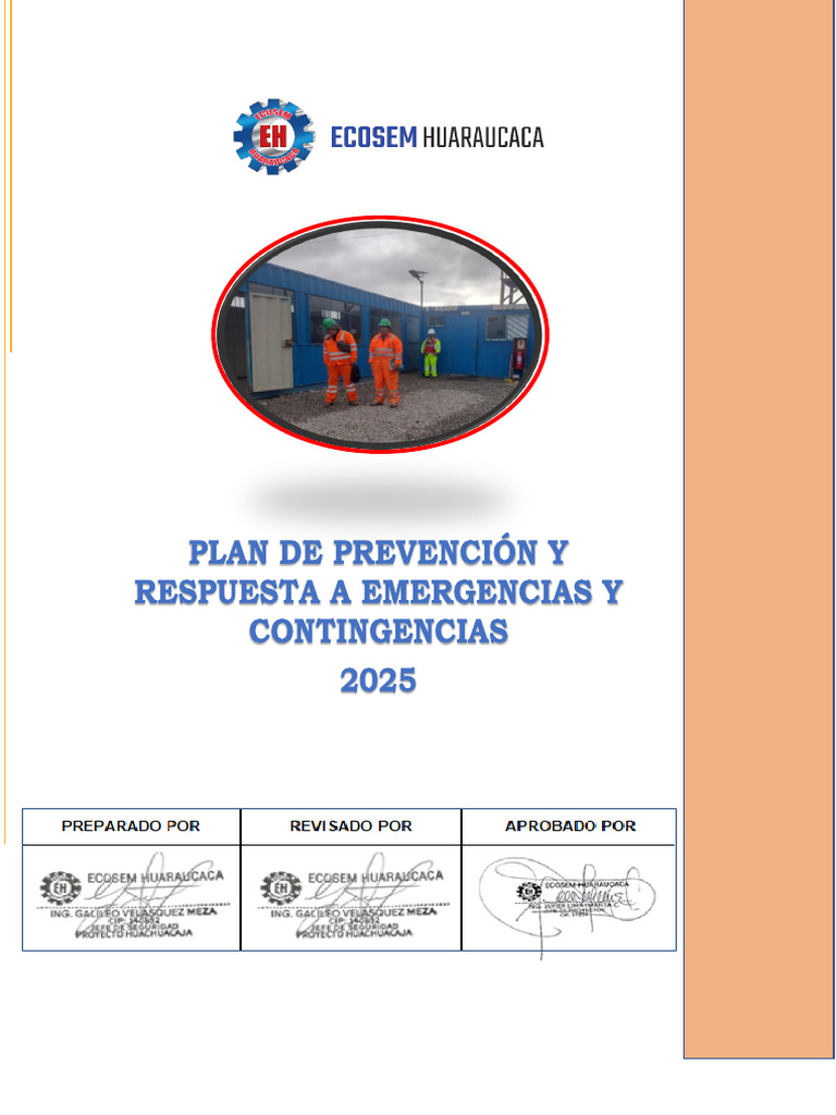 PLA-SIE-SSO-004 - Plan de Preparación y Respuesta A Emergencias 2025 ...