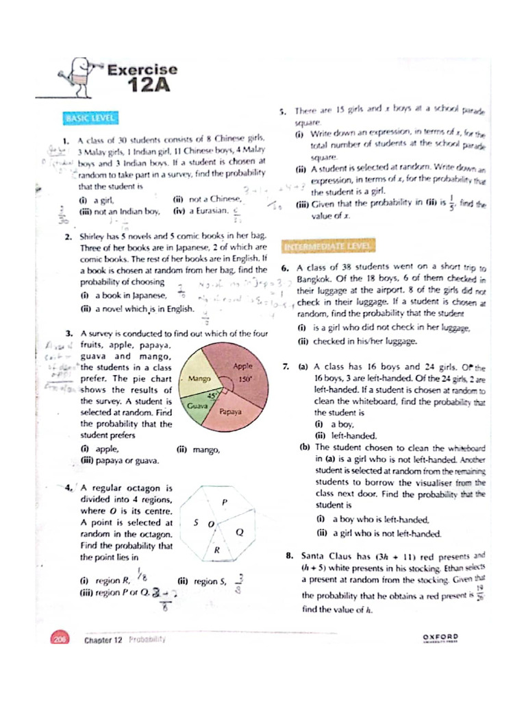 Ex 12A Q 5 and 6 | PDF