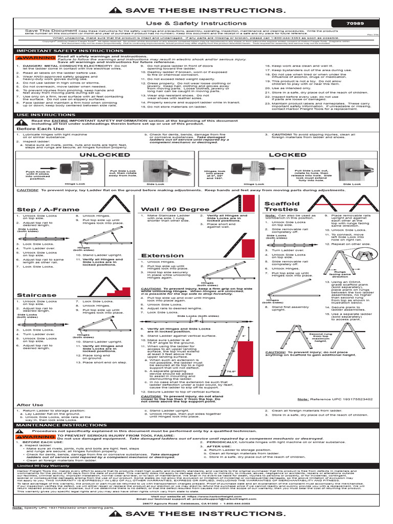 ladder | PDF | Ladder