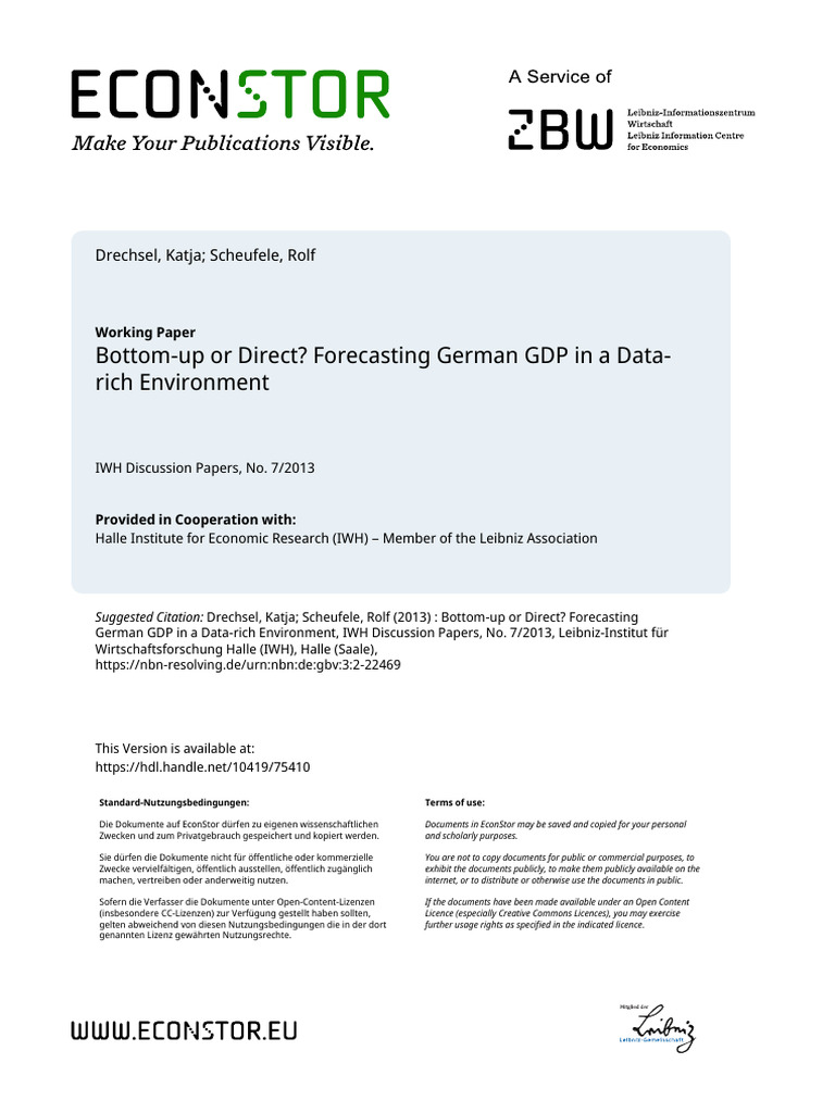 743968506 | PDF | Gross Domestic Product | Forecasting