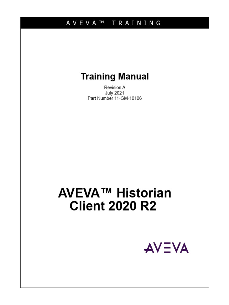 AVEVA Historian Client Training Manual | PDF | Microsoft Sql Server ...