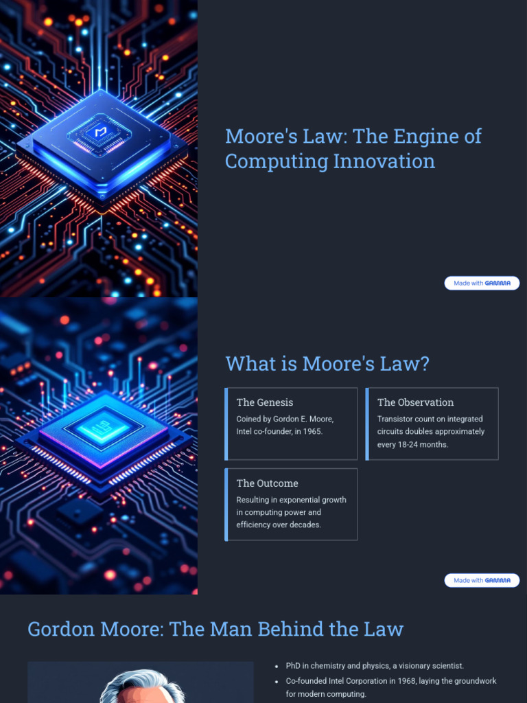 Moore's Law: Driving Computing Growth | PDF | Electronic Engineering ...