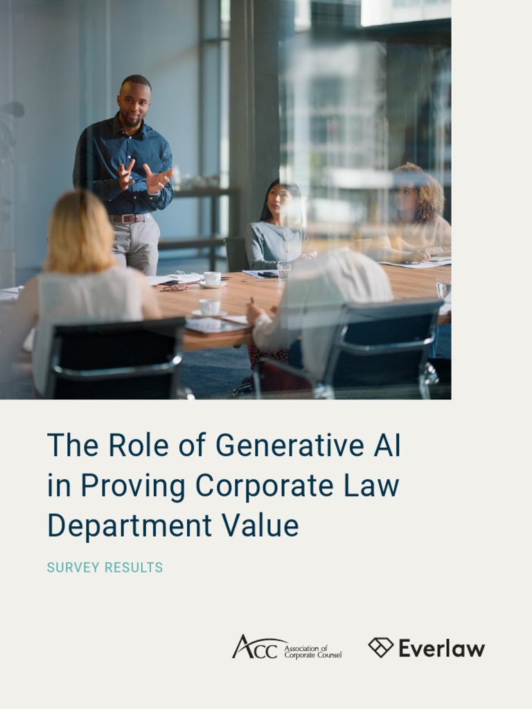 Generative AI's Impact on Corporate Law Value | PDF | Artificial ...