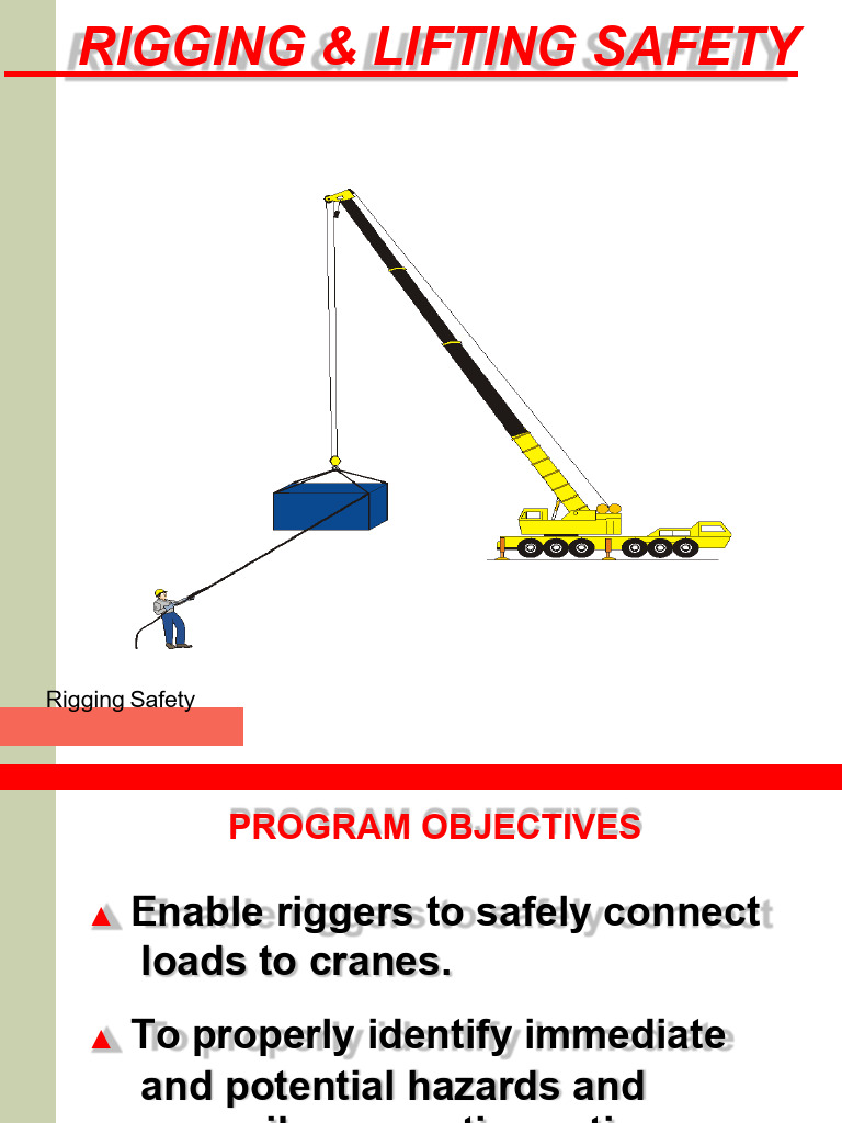Rigging Safety Training Overview | PDF