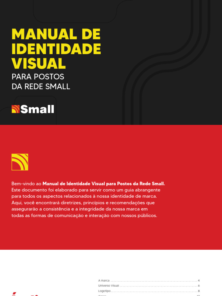 Manual de Identidade Visual Rede Small | PDF | Tipografia | Cor