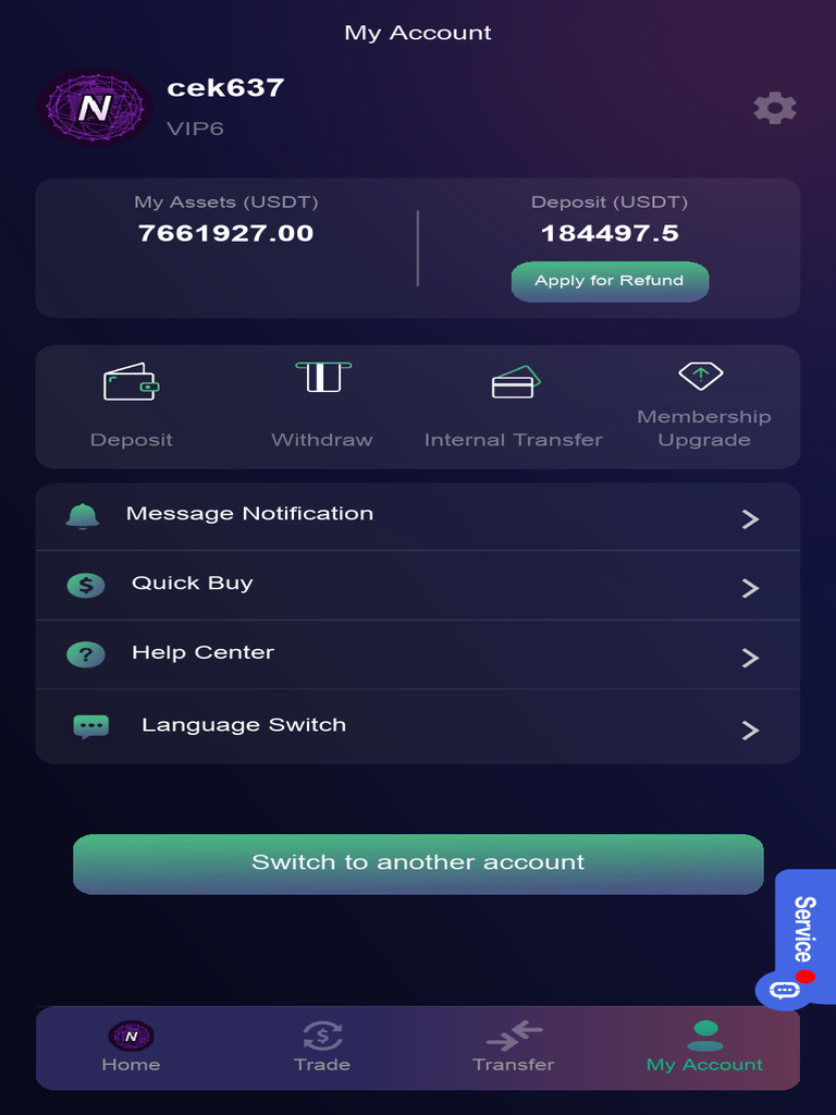 My Account Overview and Transactions | PDF