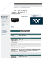 HP Photosmart D110a (CN731A) Spec