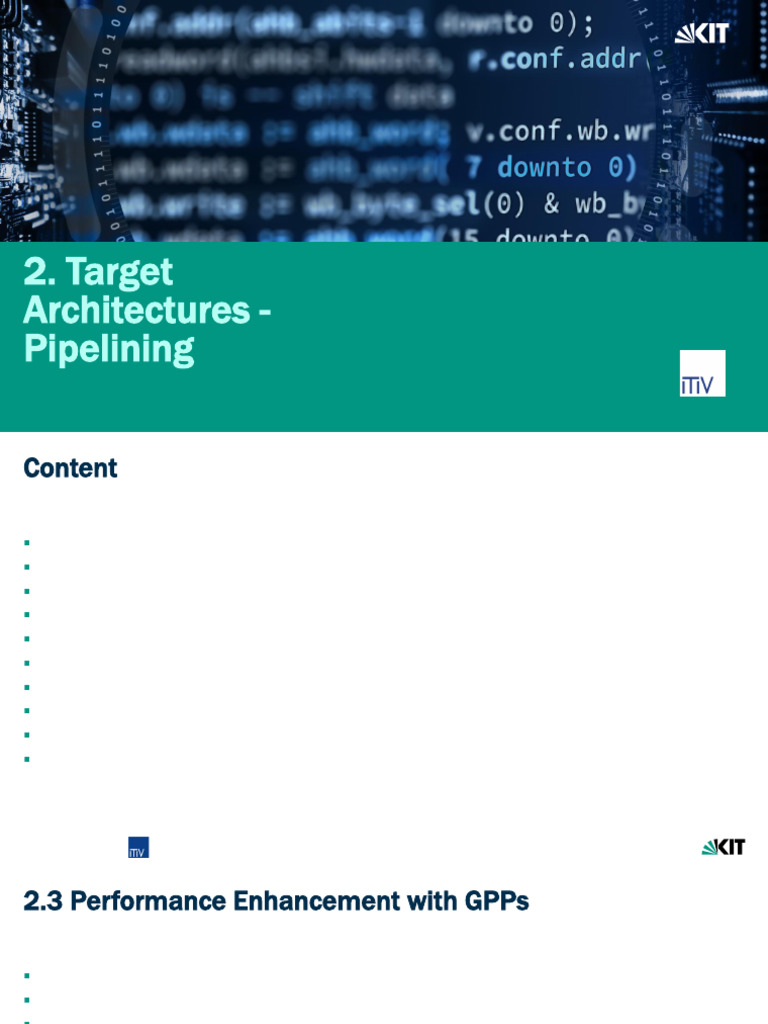 Pipelining in Processor Architectures | PDF | Central Processing Unit ...