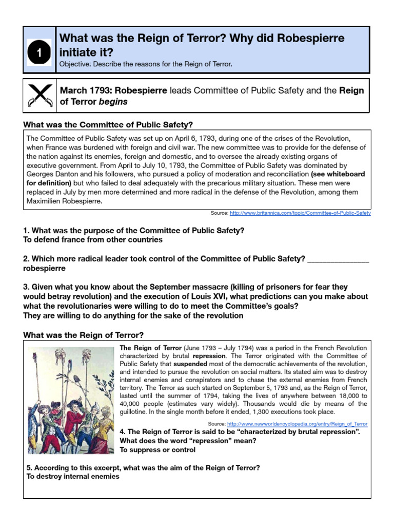 Copy of Copy of STAGE 2- Radical Revolution .PDF | PDF | Reign Of ...
