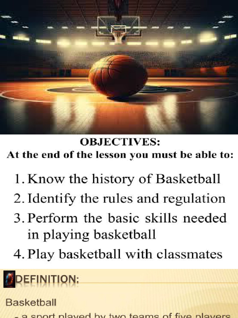 Basketball | PDF