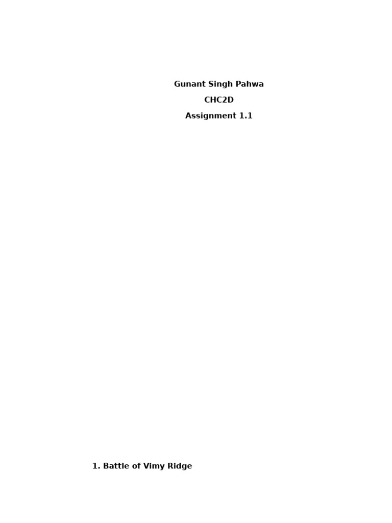 1.1 GSP ASSIGNMENT | PDF | Military Operations | Conflicts